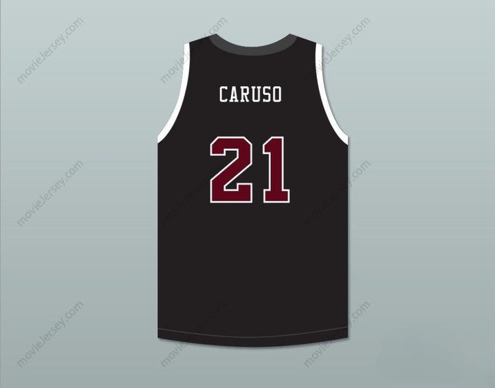 PERSONALIZADO Cualquier Nombre Número ALEX CARUSO 21 CAMISETA DE BALONCESTO Negra Cosida TIGERS DE A&M CONSOLIDATED HIGH SCHOOL Tallas S-6XL