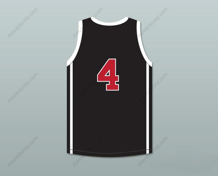 PERSONALIZA CUALQUIER Nombre Número WILLIE MCGEE 4 OHIO SHOOTING STARS AAU CAMISETA DE BALONCESTO NEGRA MÁS QUE UN JUEGO Costuras superiores S-6XL
