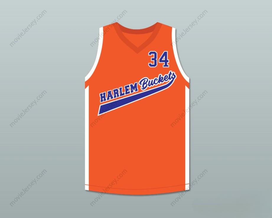 CUSTOM ANY Name Number SHAQUILLE O'NEAL BIG FELLA 34 HARLEM BUCKETS BASKETBALL JERSEY UNCLE DREW Top Stitched S-6XL