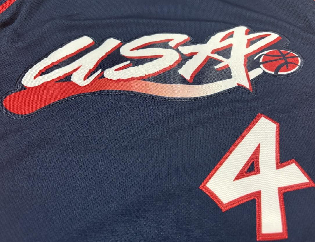 CAMISETA DE BALONCESTO DE VISITANTE CHARLES BARKLEY 4 USA 1996 TALLAS S-XL