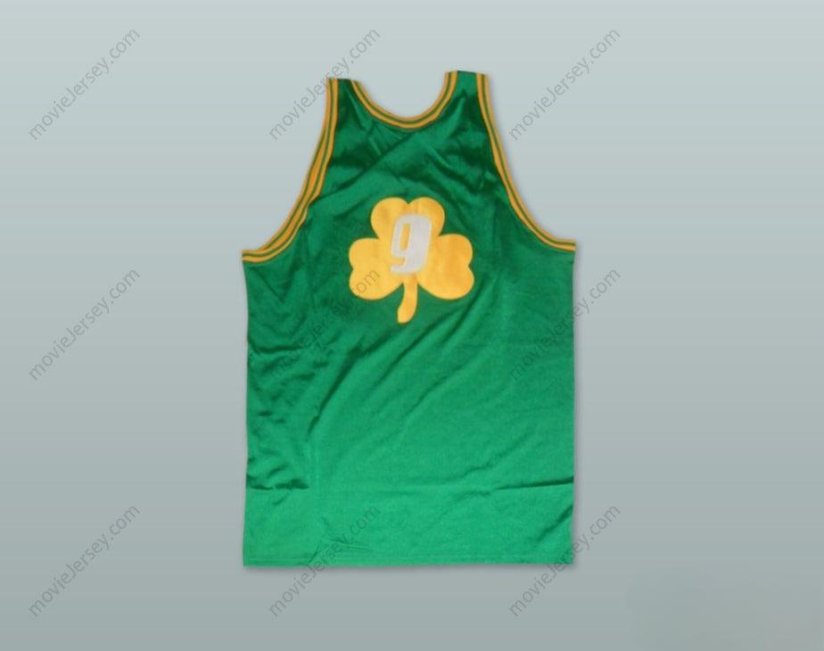 CAMISETA DE BALONCESTO VERDE SHAMROCKS 9 DE RUCKER PARK 1972 CON NOMBRE Y NÚMERO PERSONALIZABLES, Tallas S-6XL