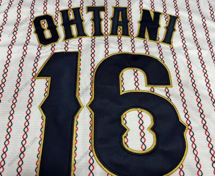 Nueva Camiseta de Béisbol Shohei Ohtani #16 Japón Clásico de Béisbol 2023 Con Costuras Superiores