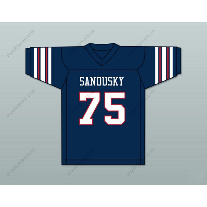 PERSONALIZA CUALQUIER Nombre Número ORLANDO PACE 75 SANDUSKY HIGH SCHOOL BLUE STREAKS Camiseta de Fútbol Cosida Tallas S-6XL