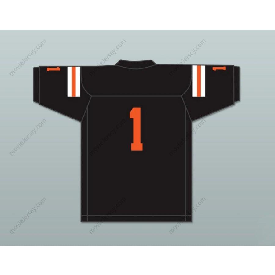 CUSTOM ANY Name Number COOPER KUPP 1 A.C. DAVIS HIGH SCHOOL PIRATES BLACK Football Jersey Top Stitched S-6XL