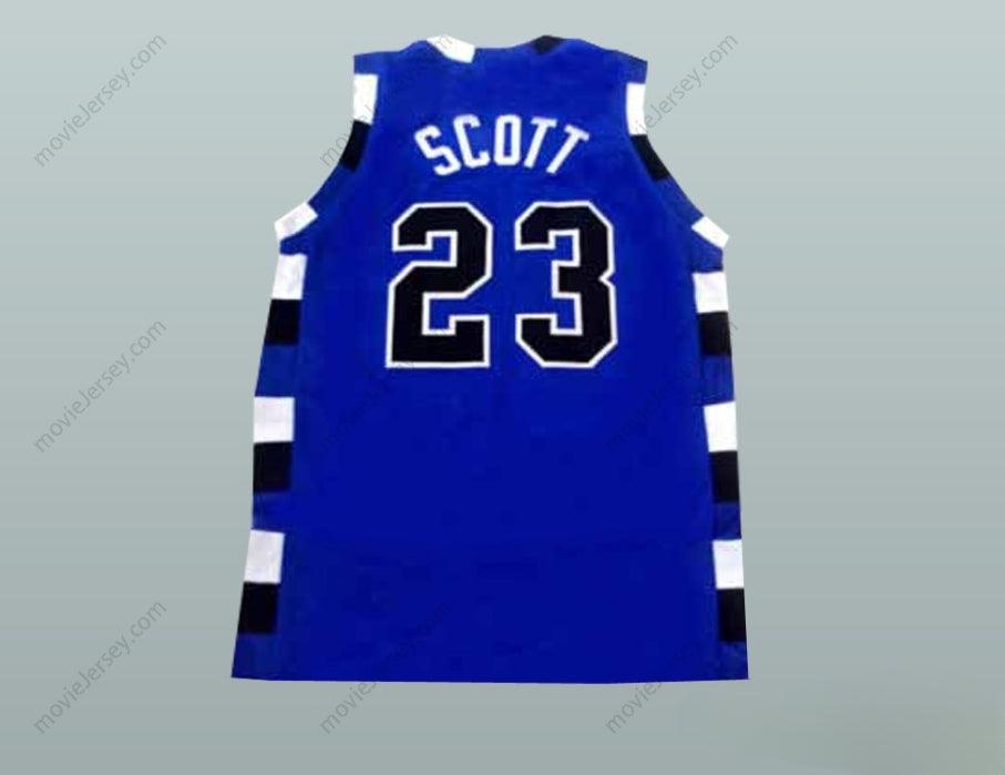 PERSONALIZA Cualquier Nombre Número NATHAN SCOTT 23 ONE TREE HILL RAVENS CAMISETA DE BALONCESTO AZUL CUALQUIER JUGADOR Cosida Tallas S-6XL