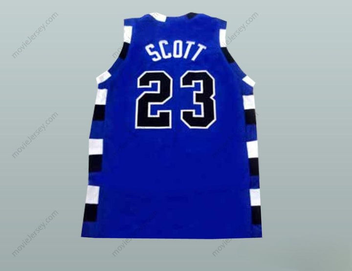 PERSONALIZA Cualquier Nombre Número NATHAN SCOTT 23 ONE TREE HILL RAVENS CAMISETA DE BALONCESTO AZUL CUALQUIER JUGADOR Cosida Tallas S-6XL