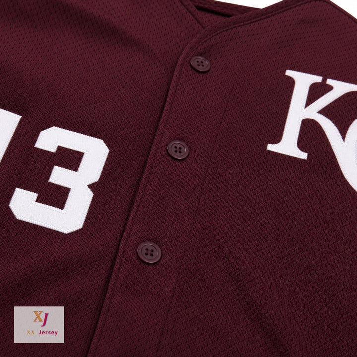 Camiseta de béisbol DEREK JETER CENTRAL HIGH SCHOOL MAROON GIANTS con nombre y número personalizados, costura superior, tallas S-6XL