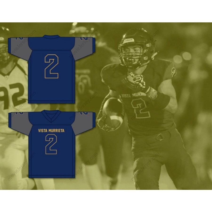 PERSONALIZA Cualquier Nombre Número KHALIL SHAKIR 2 Camiseta de Fútbol VISTA MURRIETA HIGH SCHOOL BRONCOS Parte Superior Cosida Tallas S-6XL