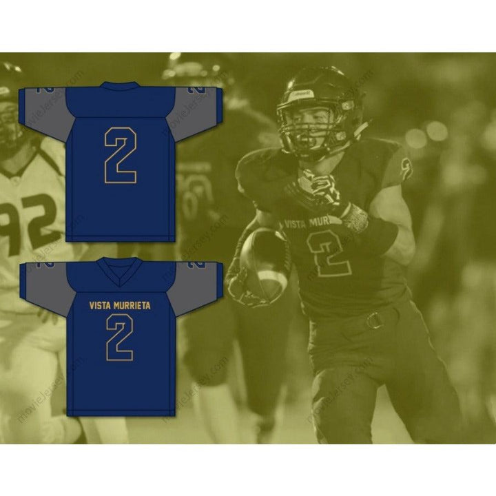 PERSONALIZA Cualquier Nombre Número KHALIL SHAKIR 2 Camiseta de Fútbol VISTA MURRIETA HIGH SCHOOL BRONCOS Parte Superior Cosida Tallas S-6XL