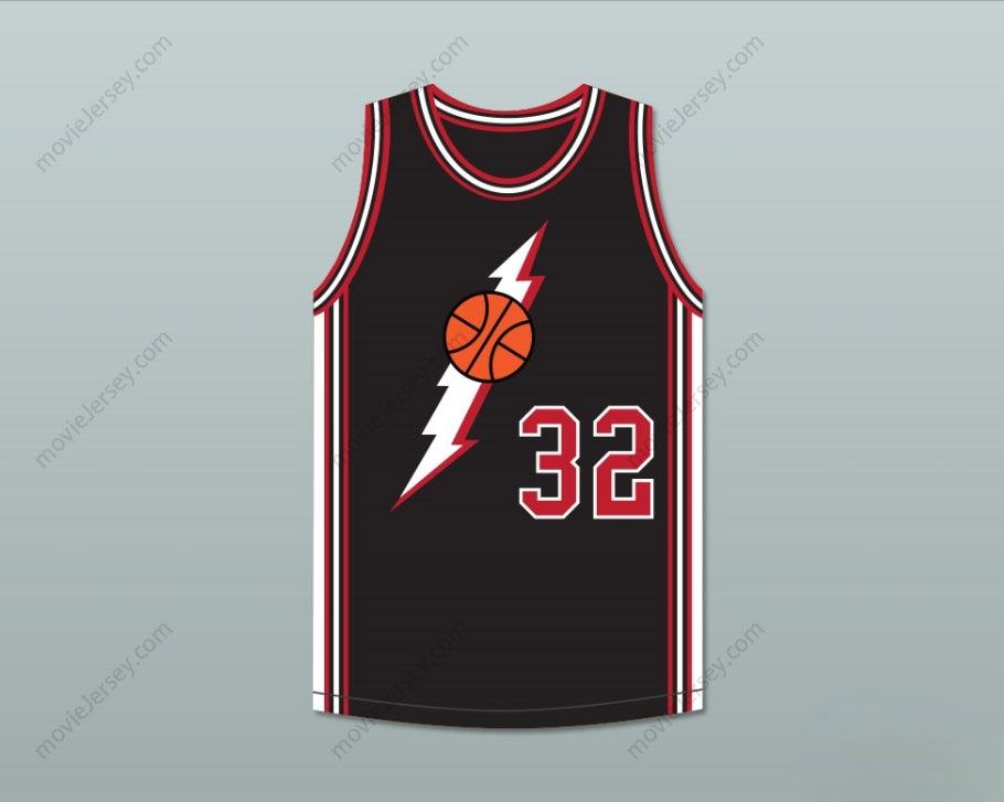 CAMISETA DE BALONCESTO NEGRA CON CUALQUIER NOMBRE Y NÚMERO RODERICK GARR ORLANDO 32 EN LA CASA, Con Costuras Visibles S-6XL
