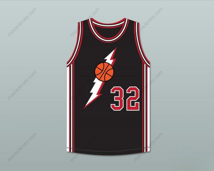 CAMISETA DE BALONCESTO NEGRA CON CUALQUIER NOMBRE Y NÚMERO RODERICK GARR ORLANDO 32 EN LA CASA, Con Costuras Visibles S-6XL