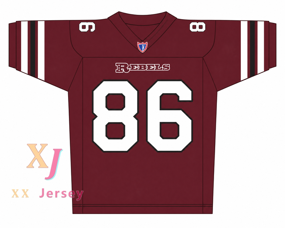 Custom Kyle Cooper 86 Boston Rebels Football Jersey