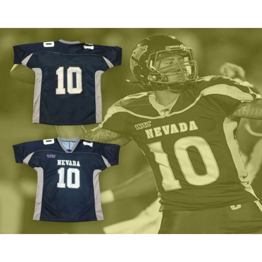 CUSTOM ANY Name Number COLIN KAEPERNICK 10 NEVADA Football Jersey Top Stitched S-6XL