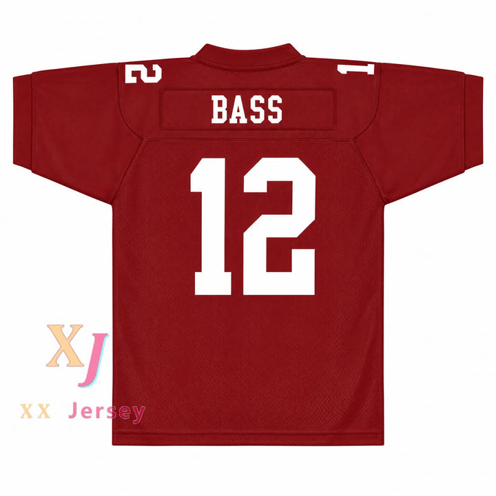 Custom Ronnie Sunshine Bass 12 T. C. Williams Titans Football Jersey