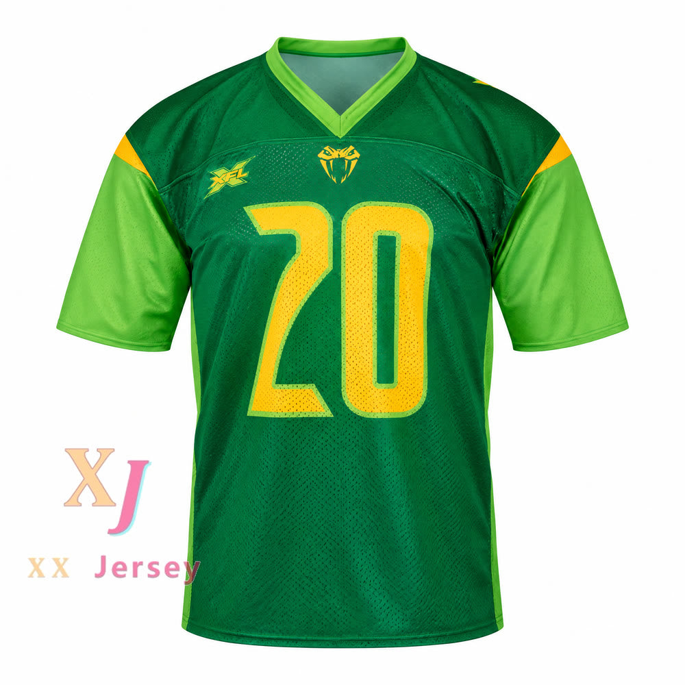 Custom Tampa Bay 20 Home Green Football Jersey