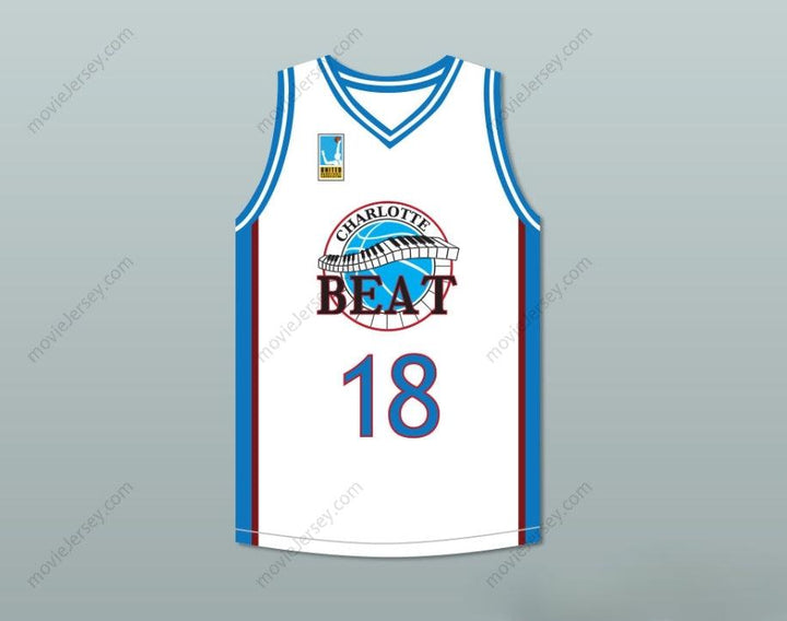 PERSONALIZAR CUALQUIER Nombre Número VLADE DIVAC MORSE 18 CHARLOTTE BEAT AWAY CAMISETA DE BALONCESTO CON PARCHE UBA JUWANNA MANN Cosido S-6XL