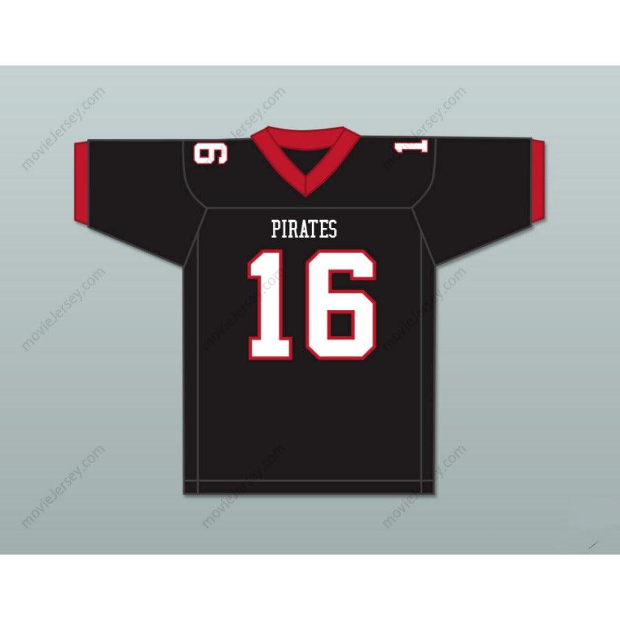 PERSONALIZADA Cualquier Nombre Número TJ WATT 16 Camiseta de Fútbol PIRATES de la Escuela Secundaria PEWAUKEE, Costuras Superiores Tallas S-6XL