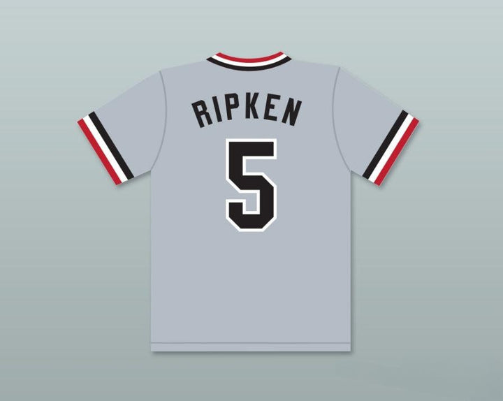 Personalizado Cualquier Nombre Número CAL RIPKEN JR. 5 CAMISETA DE BÉISBOL GRIS RED WINGS Costura Superior Tallas S-6XL