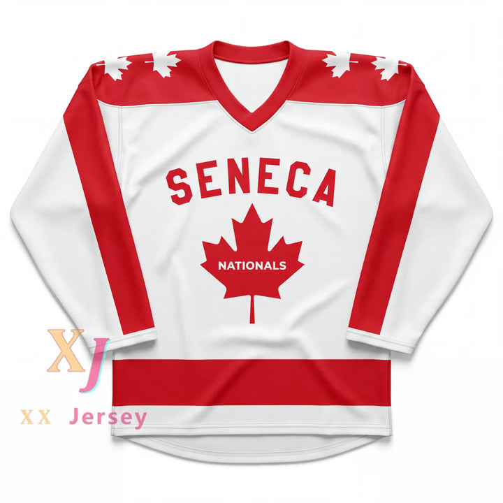 Custom Any Name Number Wayne Gretzky 99 Seneca Nationals Hockey Jersey Metro Junior B Hockey League Top Stitched S-6XL
