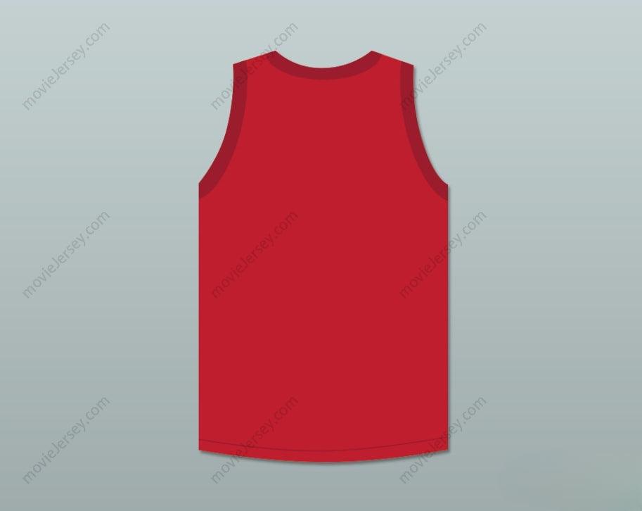 CAMISETA DE BALONCESTO DOBLE RETO EQUIPO ROJO Personalizada con Cualquier Nombre y Número Cosida Tallas S-6XL