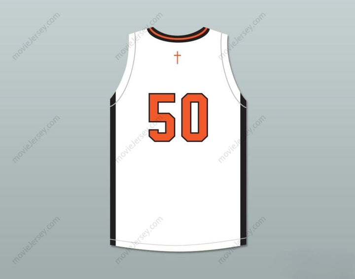 PERSONALIZA CUALQUIER Nombre Número MARCUS PARRISH 50 BISHOP HAYES TIGERS CAMISETA DE BALONCESTO DE CASA THE WAY BACK Parte superior cosida S-6XL