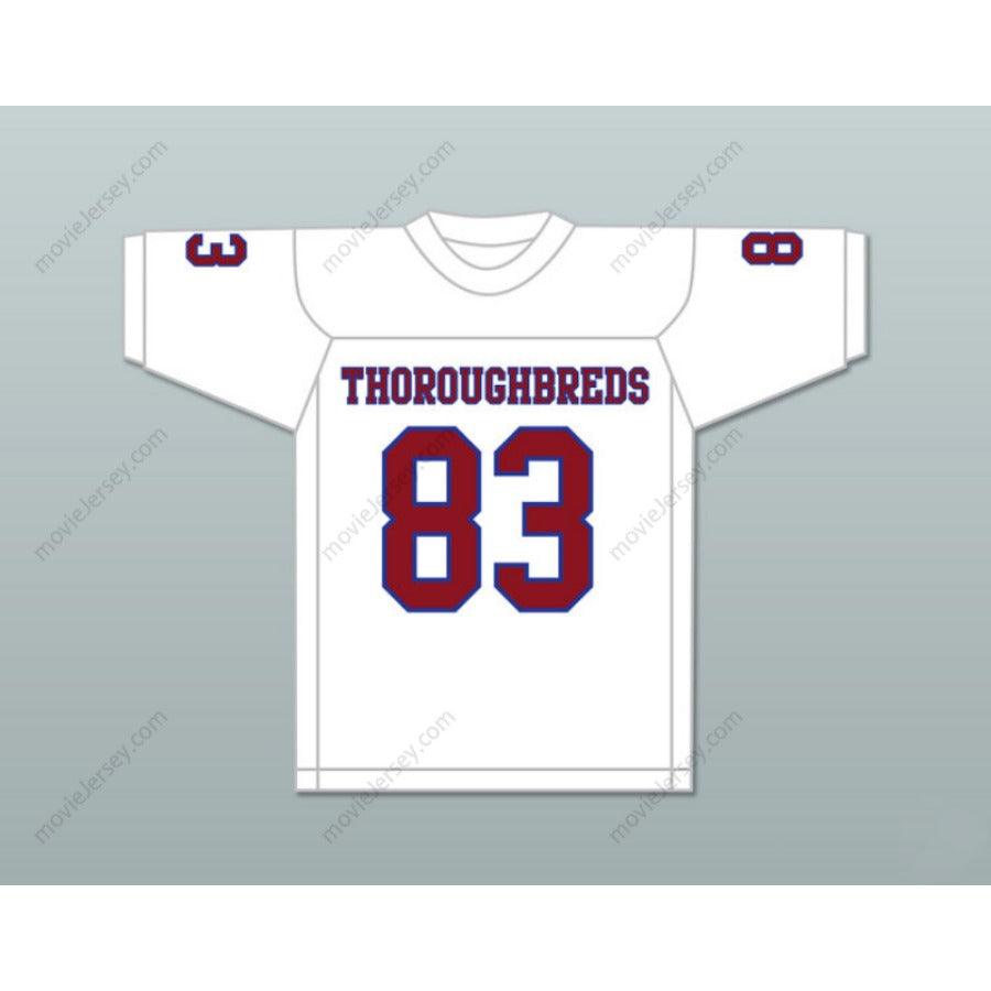 PERSONALIZA CUALQUIER Nombre Número TED HENDRICKS 83 HIALEAH SENIOR HIGH SCHOOL THOROUGHBREDS Camiseta de fútbol con costuras S-6XL