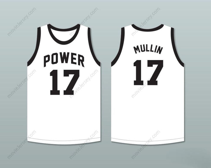 PERSONALIZA Cualquier Nombre Número CHRIS MULLIN 17 POWER MEMORIAL ACADEMY JERSEY DE BALONCESTO BLANCO Cosido S-6XL