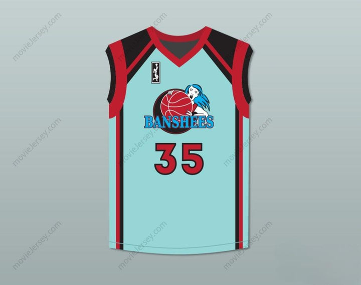 PERSONALIZA CUALQUIER Nombre Número HEATHER QUELLA MAGDA ROWONOWITCH 35 CHARLOTTE BANSHEES CAMISETA DE BALONCESTO LOCAL CON PARCHE WUBA JUWANNA MANN Cosido a mano Tallas S-6XL