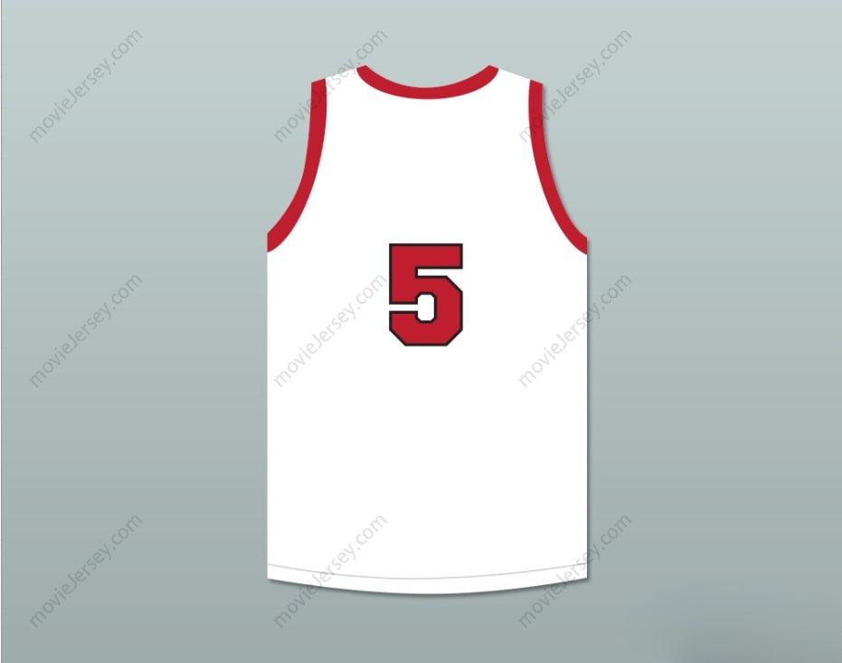 CAMISETA DE BALONCESTO BLANCA KENNY SAILORS 5 PROVIDENCE STEAMROLLERS Con CUALQUIER Nombre Número Cosida 3 Arriba Tallas S-6XL