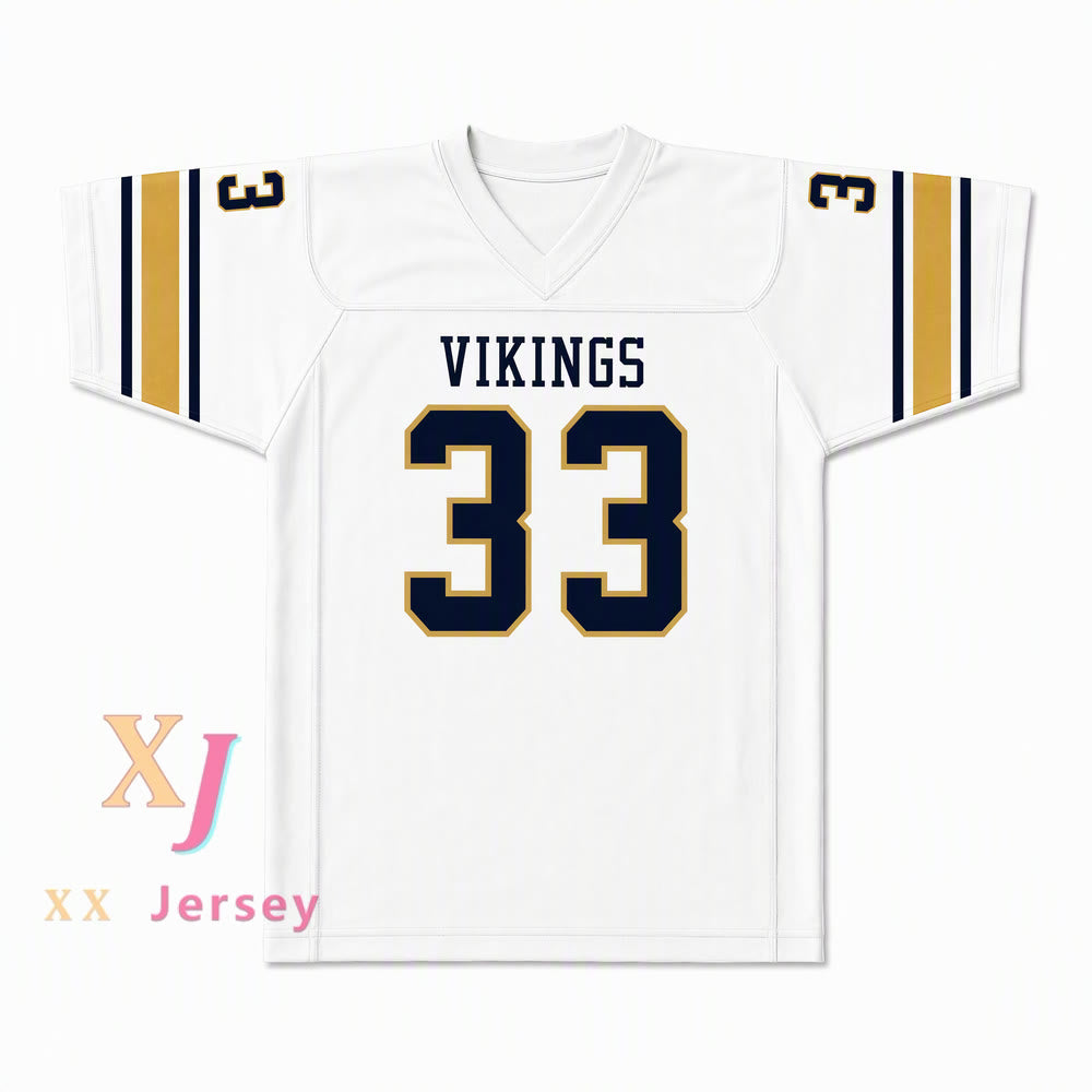 Custom Tony Dorsett 33 Hopewell High School Vikings Football Jersey