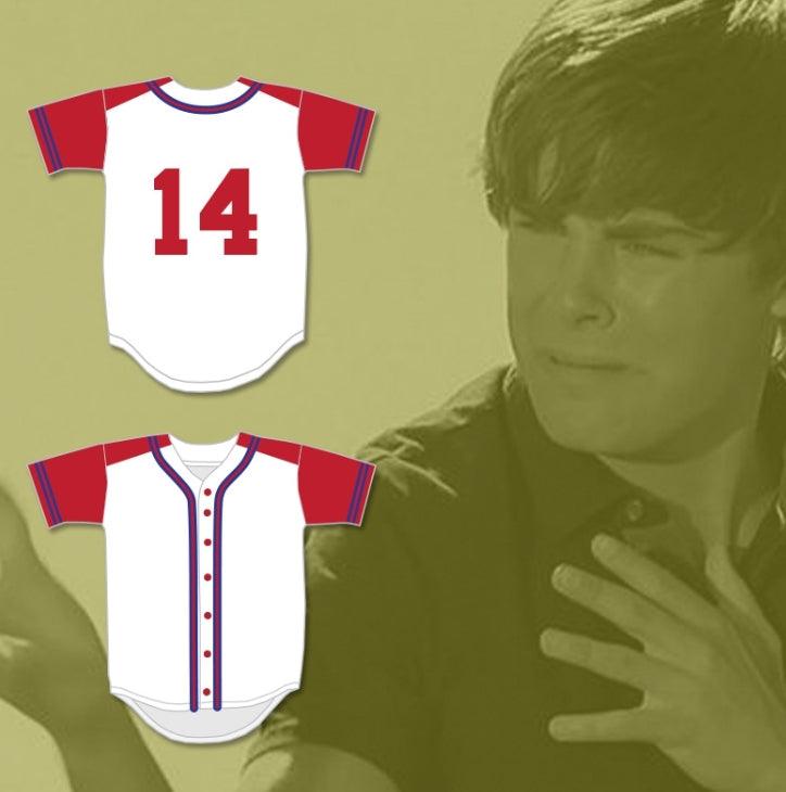Personalizado Cualquier Nombre Número TROY BOLTON 14 EAST HIGH SCHOOL WILDCATS CAMISETA DE BÉISBOL Parte Superior Cosida S-6XL