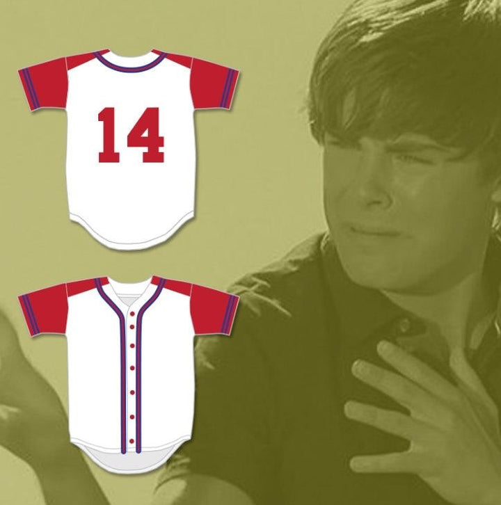Personalizado Cualquier Nombre Número TROY BOLTON 14 EAST HIGH SCHOOL WILDCATS CAMISETA DE BÉISBOL Parte Superior Cosida S-6XL