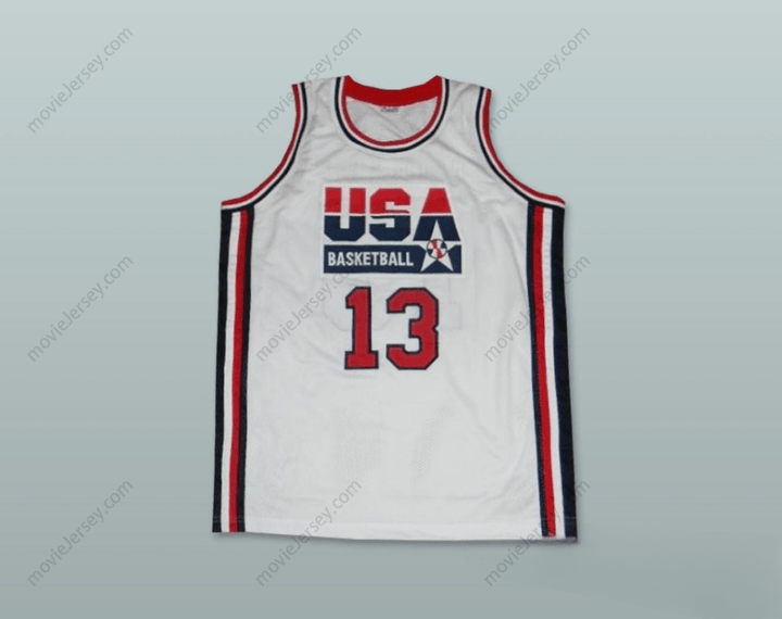 PERSONALIZADO Cualquier Nombre Número 1992 CHRIS MULLIN 13 EE. UU. CAMISETA BALONCESTO LOCAL Parte Superior Cosida S-6XL