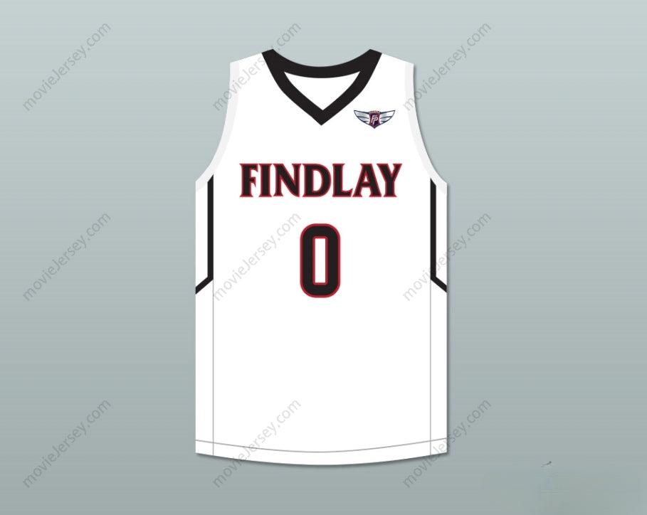 PERSONALIZA CUALQUIER Nombre Número BOL BOL 0 PLAYERA BLANCA DE BALONCESTO PREPARADA 2 Costuras Superiores S-6XL