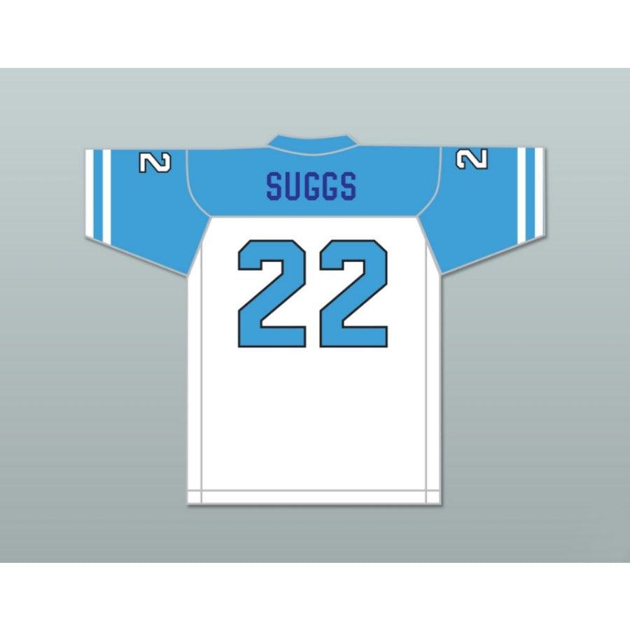 CAMISETA DE FÚTBOL PERSONALIZADA con Cualquier Nombre y Número RICKY SUGGS 22 ARLEN COUGARS DE INSTITUTO, Local, Parte Superior Bordada S-6XL