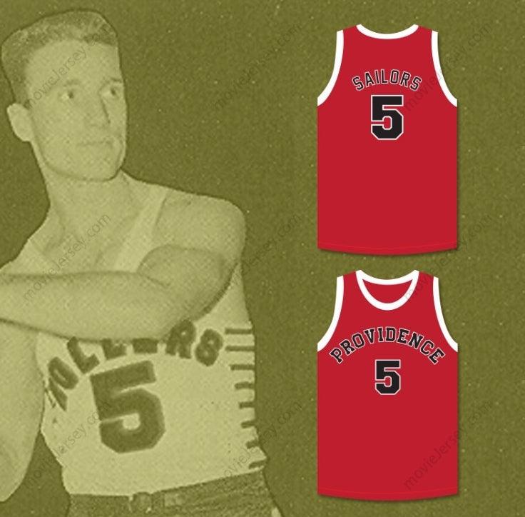 PERSONALIZADO Cualquier Nombre Número KENNY SAILORS 5 PROVIDENCE STEAMROLLERS ROJO CAMISETA DE BALONCESTO 2 Costuras Reforzadas S-6XL