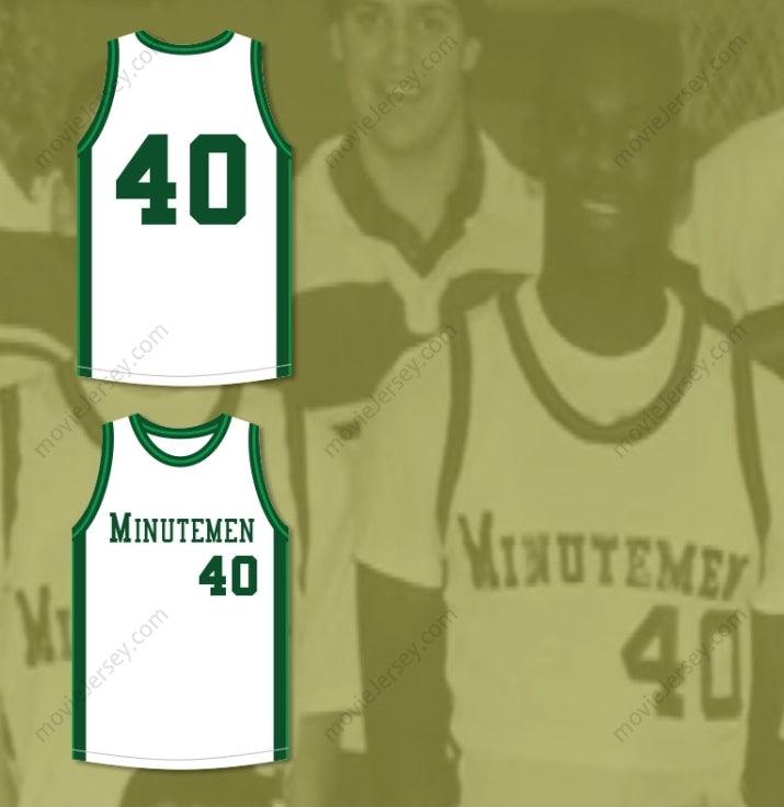 Personaliza CUALQUIER Nombre Número SHAWN KEMP 40 CONCORD HIGH SCHOOL MINUTEMEN Camiseta de Baloncesto LOCAL con costuras S-6XL