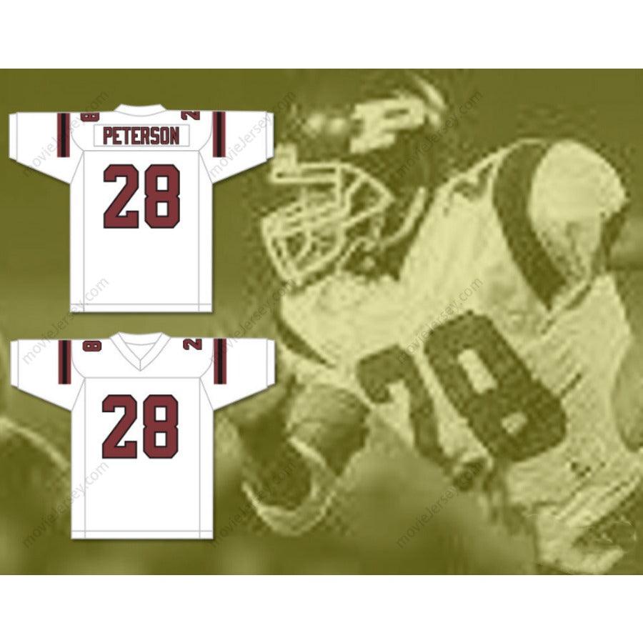 PERSONALIZA Cualquier Nombre Número ADRIAN PETERSON 28 PALESTINE HIGH SCHOOL WILDCATS Camiseta de Fútbol Cosida S-6XL