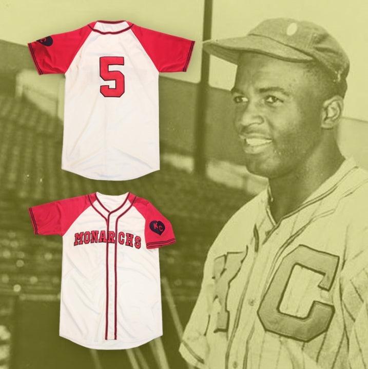 Personalizado Cualquier Nombre Número JACKIE ROBINSON 5 MONARCHS CAMISETA DE BÉISBOL Costura Superior S-6XL
