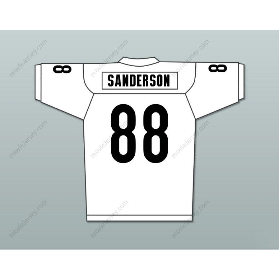 PERSONALIZA Cualquier Nombre Número JIMMY SANDERSON 88 MIAMI SHARKS Ribete Blanco Camiseta de Fútbol Cosida Tallas S-6XL