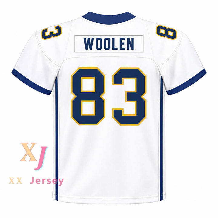 Custom Tariq Woolen 83 Arlington Heights High School Yellow Jackets Football Jersey