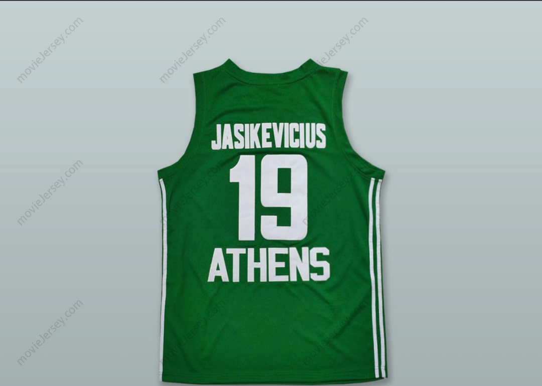 Custom Any Name Number Sarunas Jasikevicius 19 Panathinaikos BC Green Basketball Jersey Top Stitched S-6XL