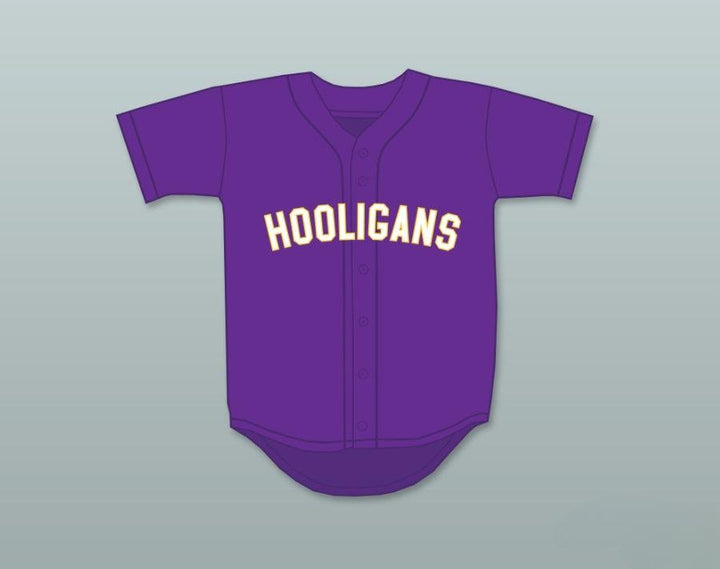 Camiseta de béisbol personalizada con cualquier nombre y número BRUNO MARS 24K HOOLIGANS PÚRPURA BET AWARDS con costuras superiores S-6XL