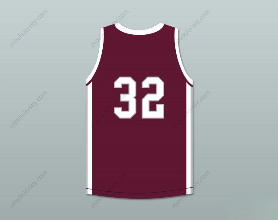 PERSONALIZABLE cualquier nombre número JUGADOR 32 BRISTOL CENTRAL RAMS MARRÓN CAMISETA DE BALONCESTO con Costura Superior Tallas S-6XL