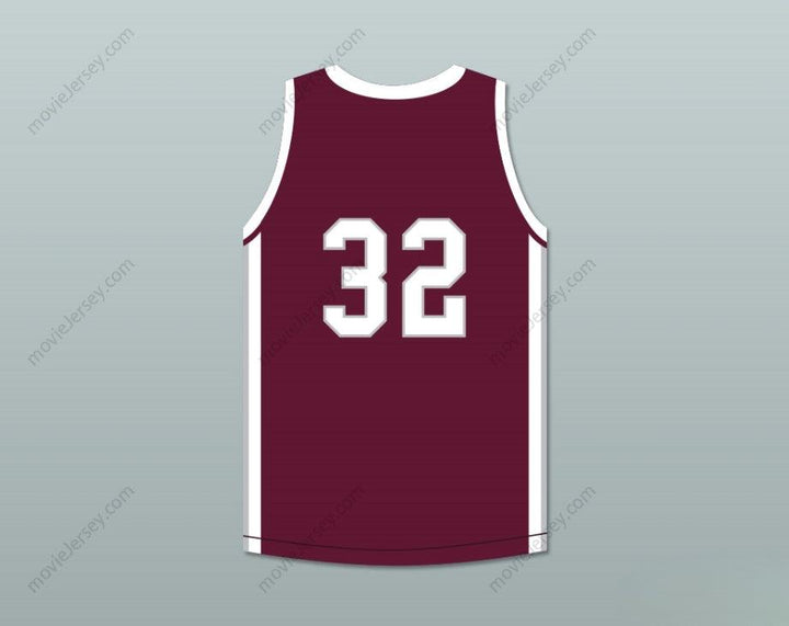 PERSONALIZABLE cualquier nombre número JUGADOR 32 BRISTOL CENTRAL RAMS MARRÓN CAMISETA DE BALONCESTO con Costura Superior Tallas S-6XL