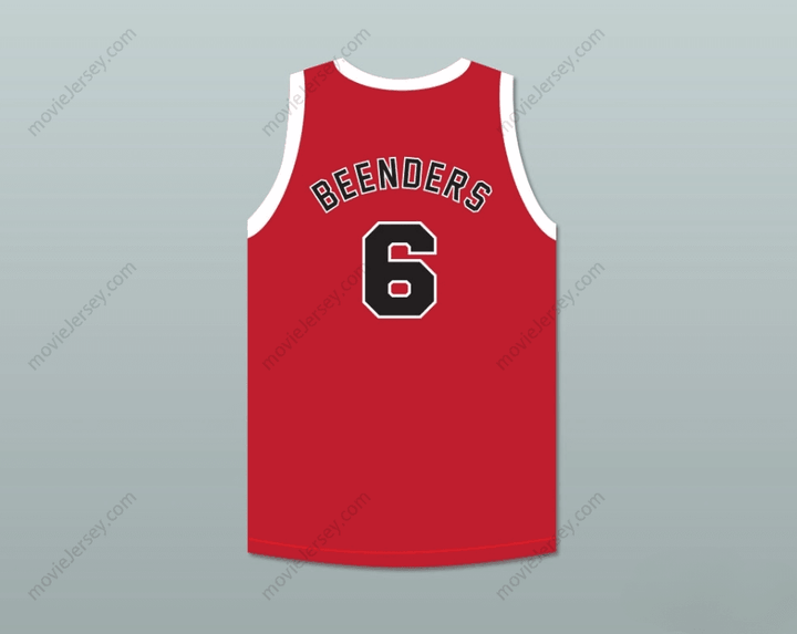 CUSTOM ANY Name Number HANK BEENDERS 6 PROVIDENCE STEAMROLLERS RED BASKETBALL JERSEY WITH PATCH Top Stitched S-6XL