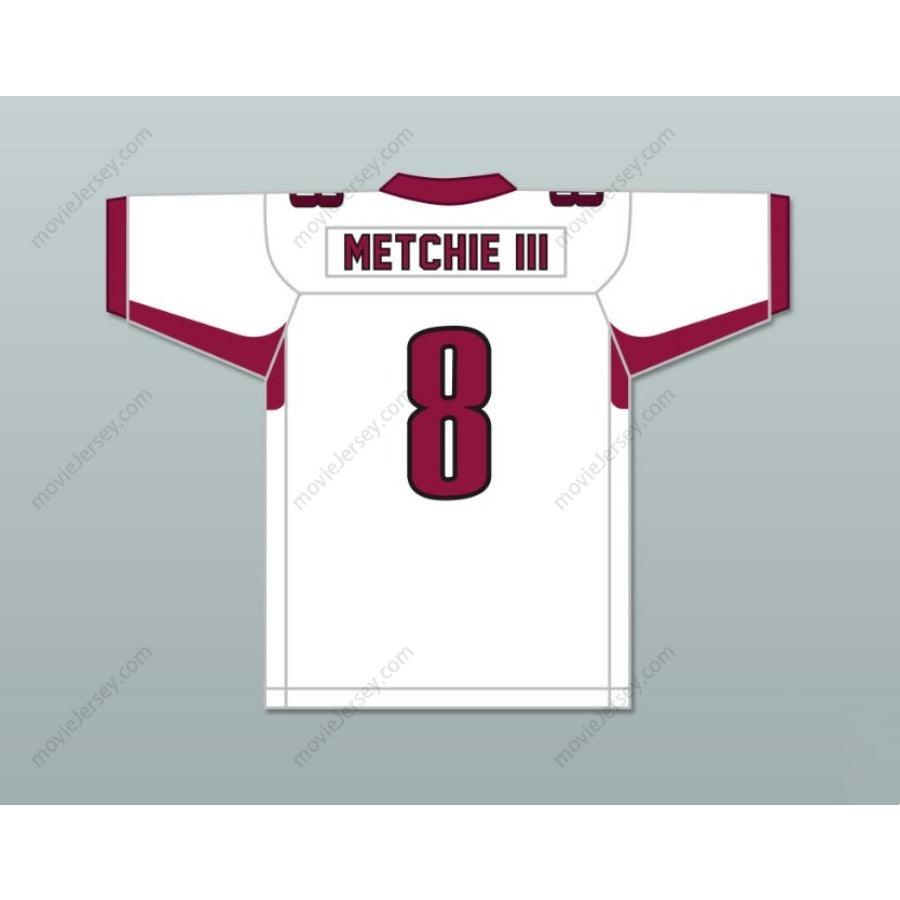 PERSONALIZAR Cualquier Nombre Número JOHN METCHIE III 8 ST. JAMES SCHOOL SAINTS Blanco Camiseta Fútbol Parte Superior Cosida S-6XL