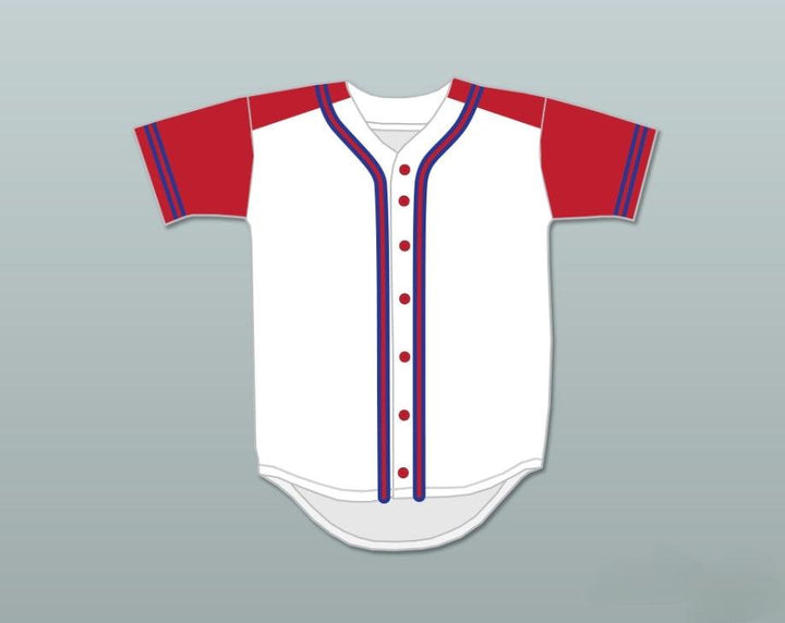 Camiseta de béisbol CHAD DANFORTH 8 EAST HIGH SCHOOL WILDCATS de HIGH SCHOOL MUSICAL 2 personalizada con cualquier nombre y número, costura superior S-6XL