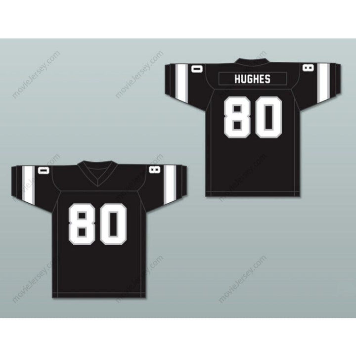 CAMISETA DE FÚTBOL AMERICANA PERSONALIZADA CON NOMBRE Y NÚMERO 1974 WFL DENNIS HUGHES 80 JACKSONVILLE SHARKS DE VISITANTE Cosida Tallas S-6XL