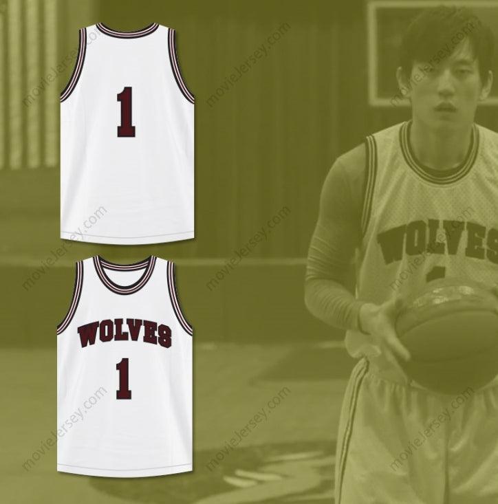 PERSONALIZA Cualquier Nombre Número GIL 1 CAMISETA DE BALONCESTO BLANCA DE PREPARATORIA Top Cosido S-6XL